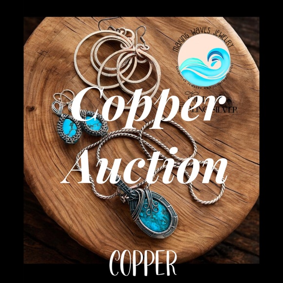 Handcrafted COPPER Jewelry Auction - Picture 1 of 1